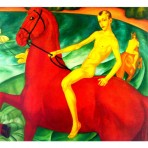 Bathing of the Red Horse, Kuzma Petrov-Vodkin, 1912