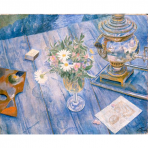 Still Life with a Samovar, Kuzma Petrov-Vodkin,